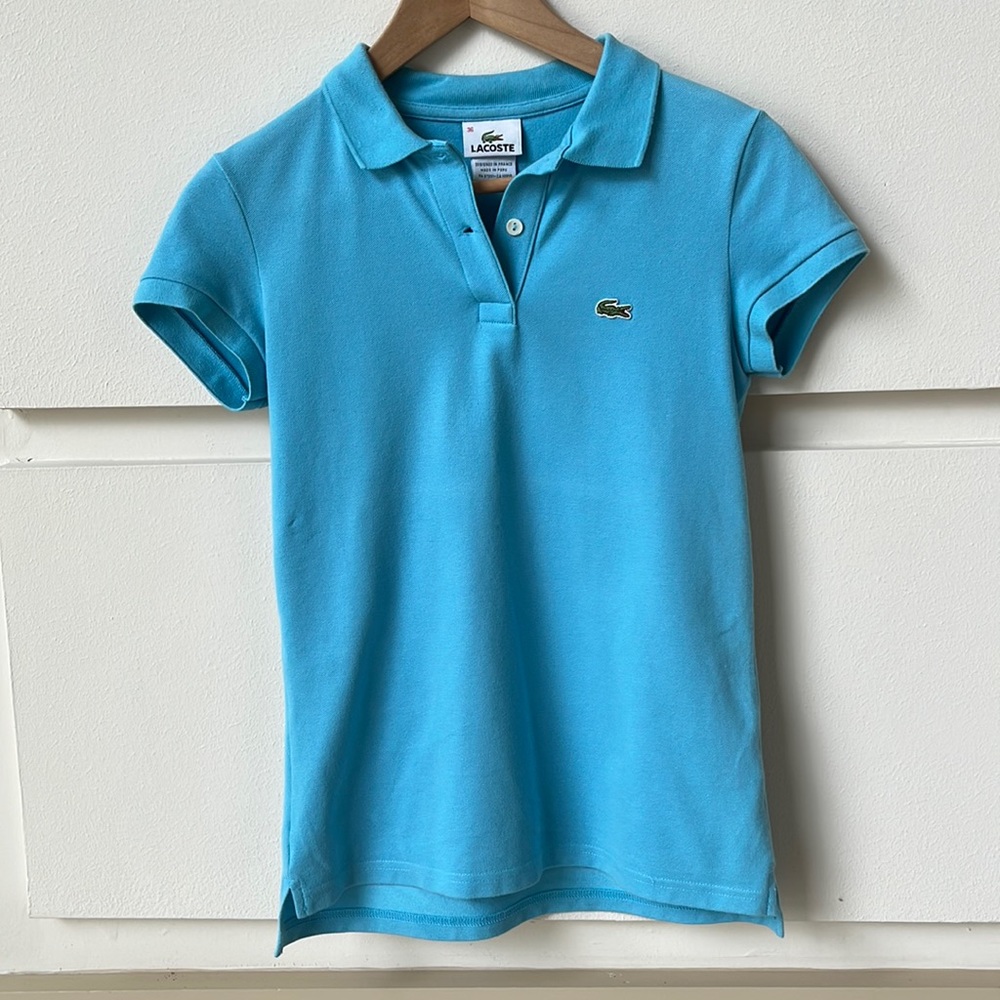 Authentic Women Pique Lacoste polo size 36